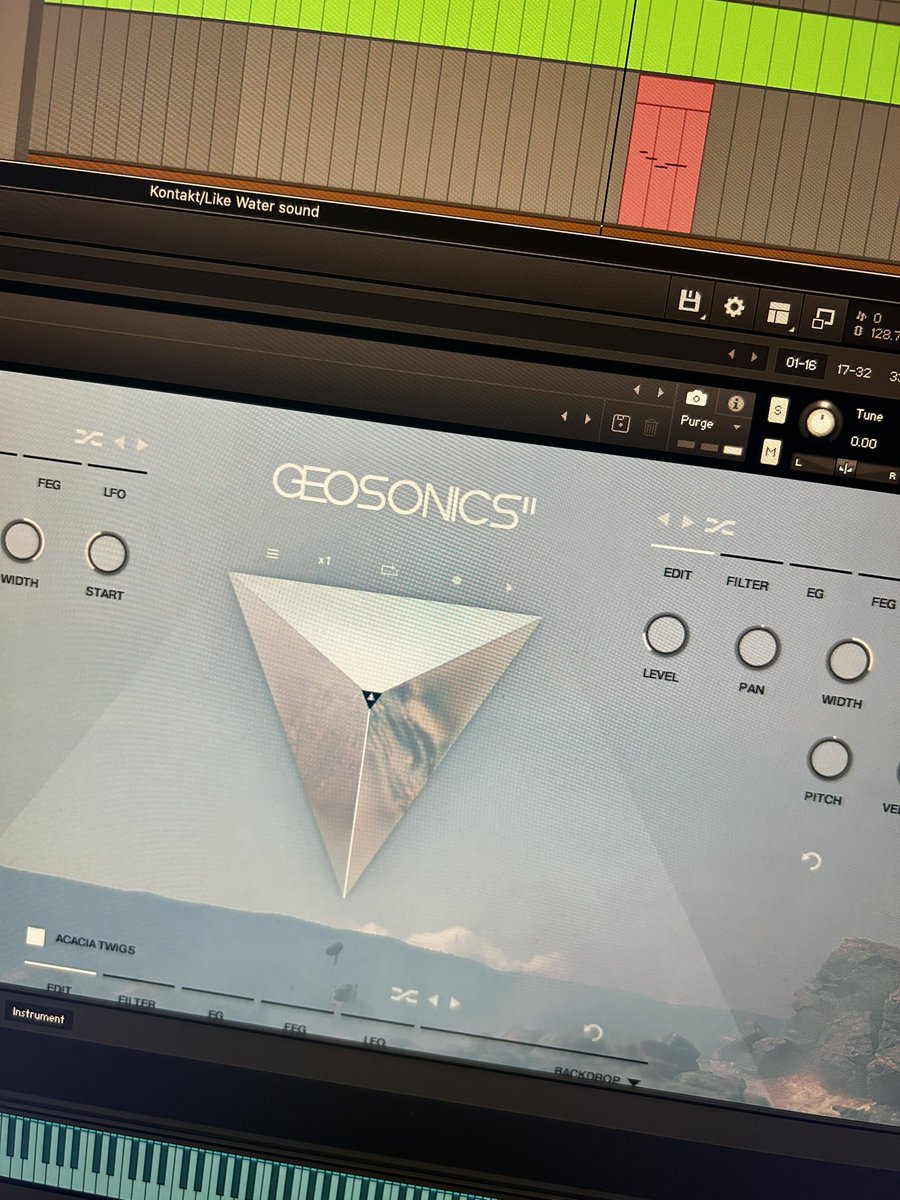 Geosonics プリセット音源では表現できない微妙なニュアンスの音を