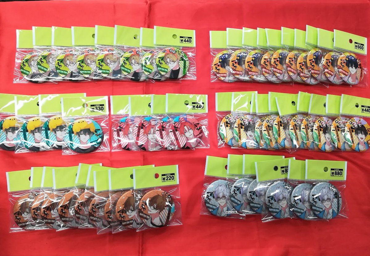 入荷情報】 「ツキウタ。」より イベント関係の缶バッジが入荷しました