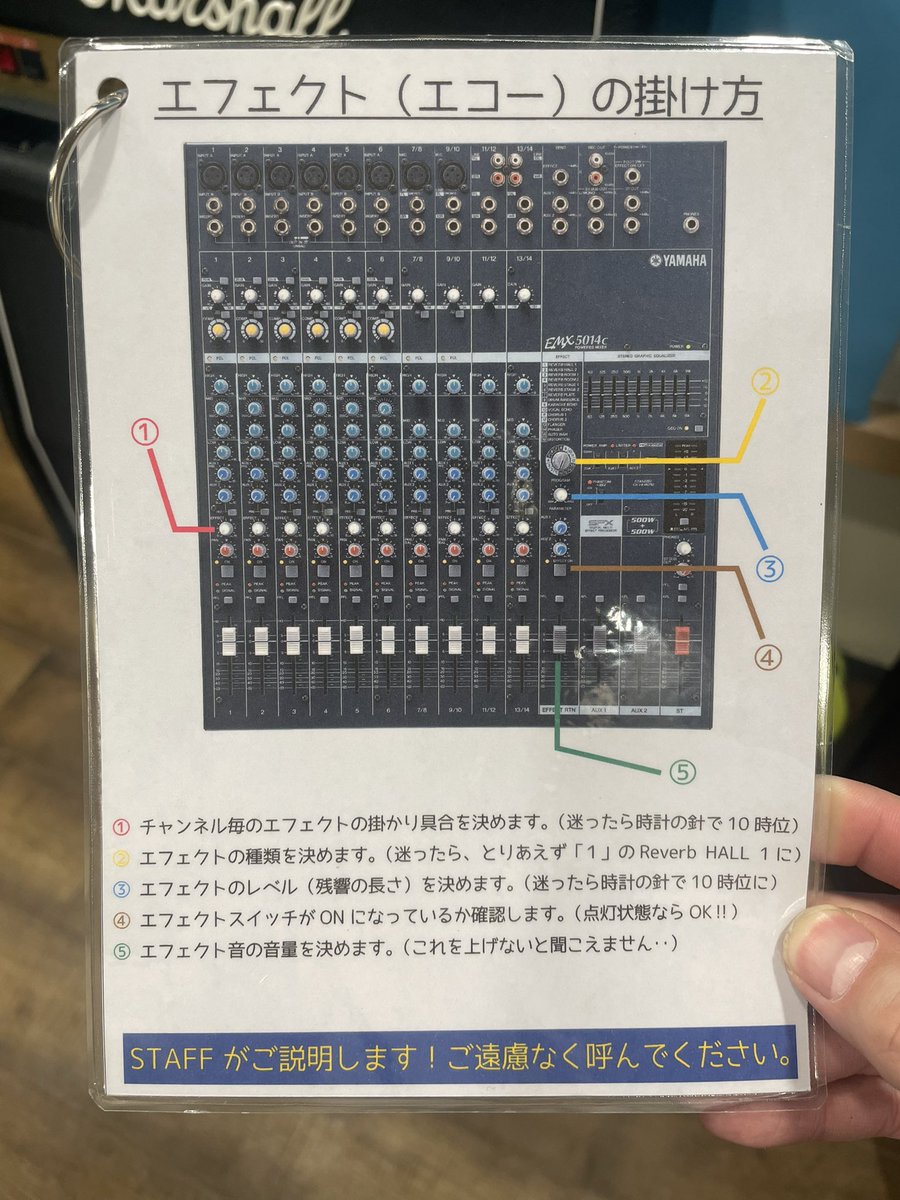 こんばんは。店長の大西です🥁 ミキサーって当然のように置いて