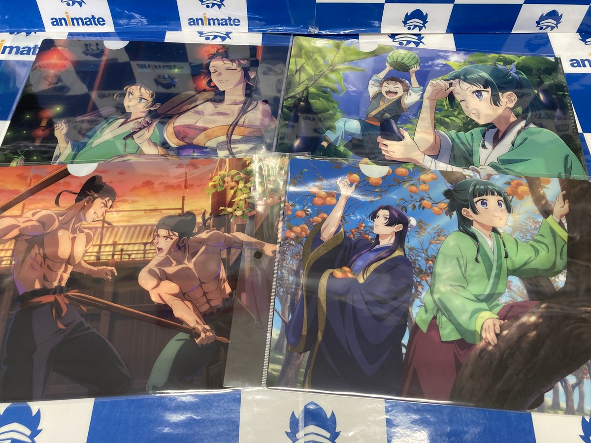 グッズ入荷情報】 『#薬屋のひとりごと』 ・クリアファイル(各種