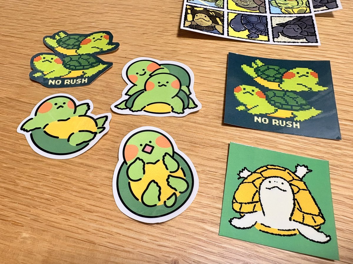 カメちゃんもちょっと作ろう。 あとでグッズの在庫確認しないと