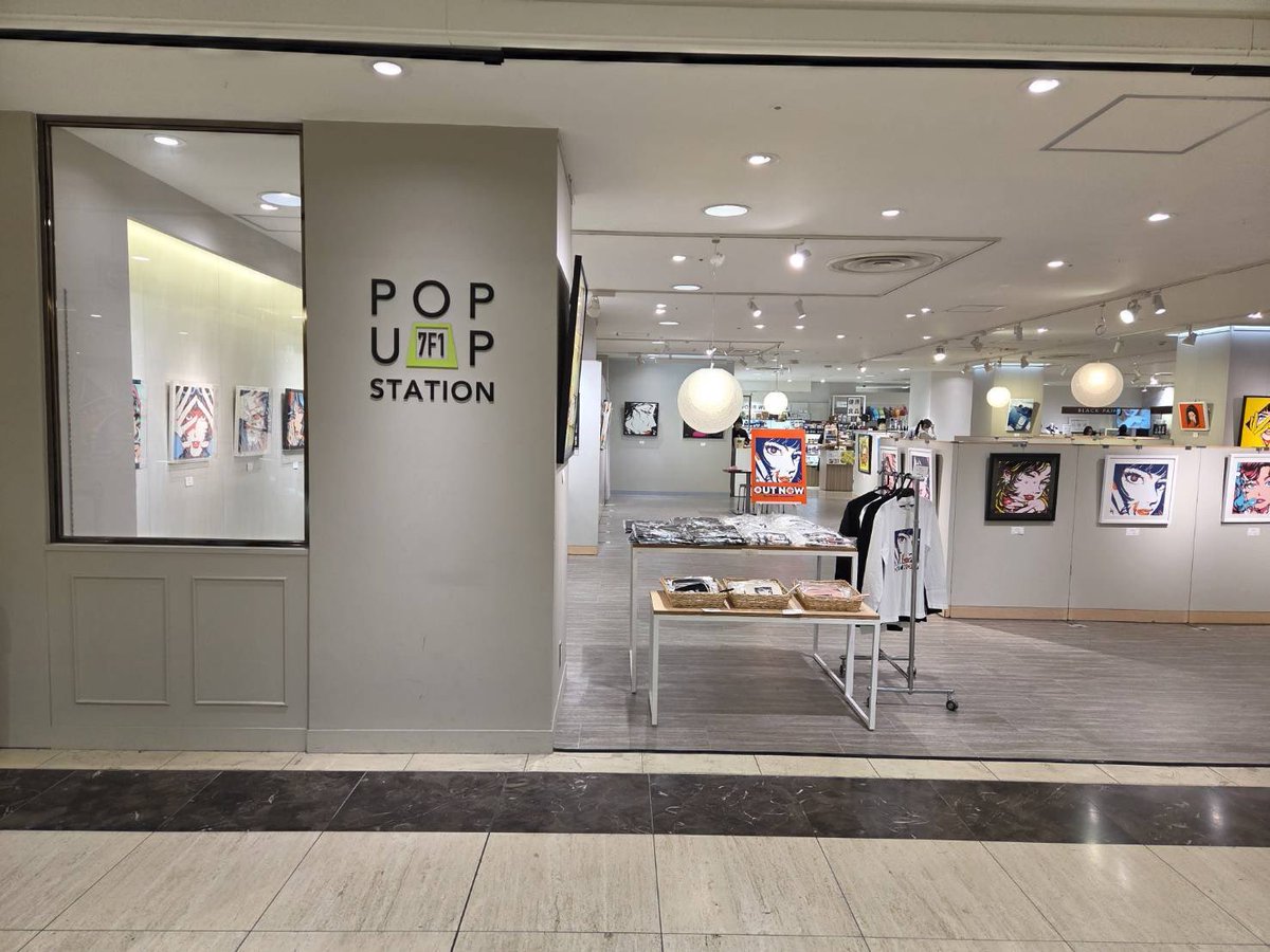 本日、作家来場！！ ＼ Kamin 『OUT NOW』 📍2/25(水)～3/3(火) 📍午前