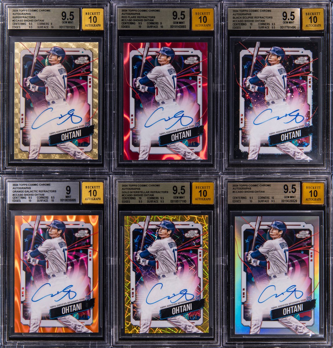 From SuperFractor 1/1 to a full cosmic rainbow, this is Ohtani in
