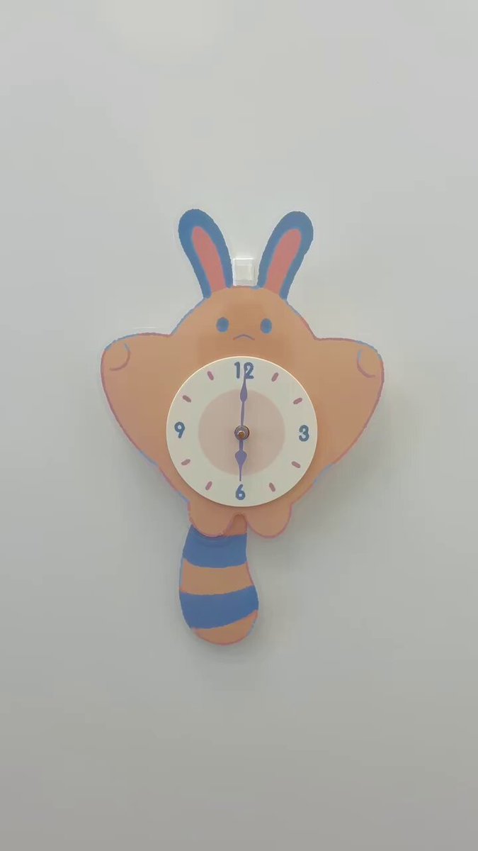 ポケモン ポケセン Little Daydream 振り子時計 オタチ 振り子時計