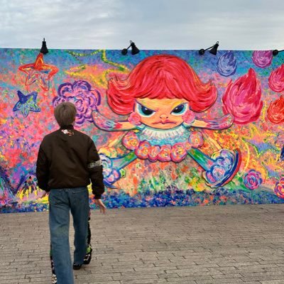 ジヨンの傘こんな感じです！！！ #GDRAGON #GD #Übermensch #GDRAGON展