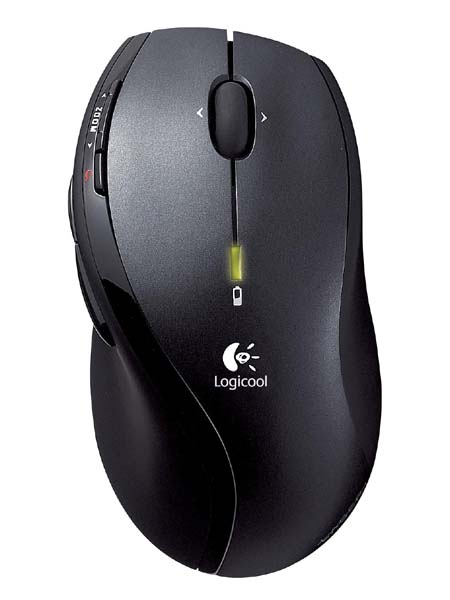 ロジクール、多機能型の液晶付き無線キーボード/レーザーマウスセット