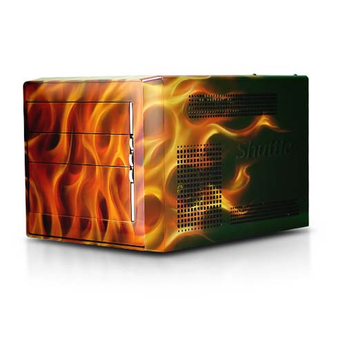 日本Shuttle、水冷/CrossFireを搭載したキューブPC