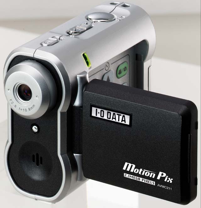 アイ・オー、小型ムービーカメラ「Motion Pix」第2弾