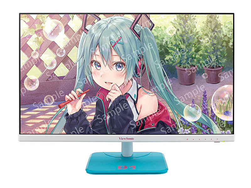 ビューソニック、初音ミクとコラボした23.8型液晶ディスプレイ - PC Watch