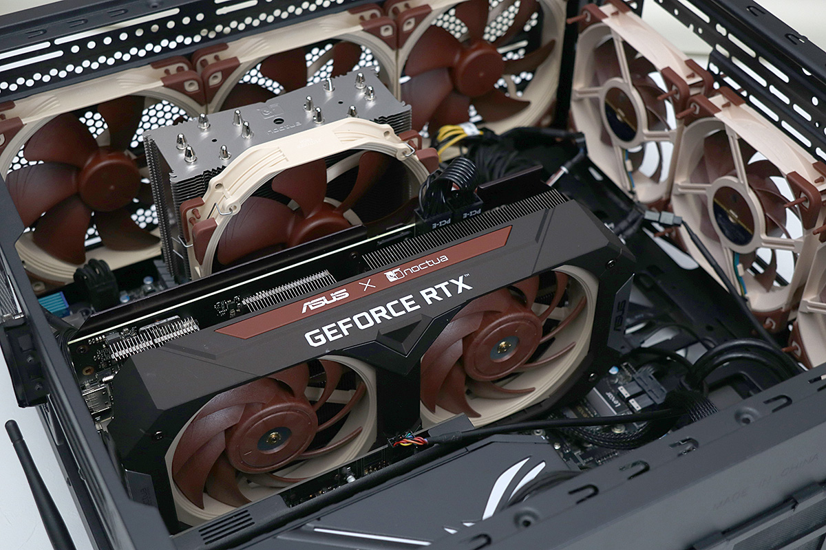 レビュー】「ASUS GeForce RTX 3070 Noctua OC Edition」とNoctua一式