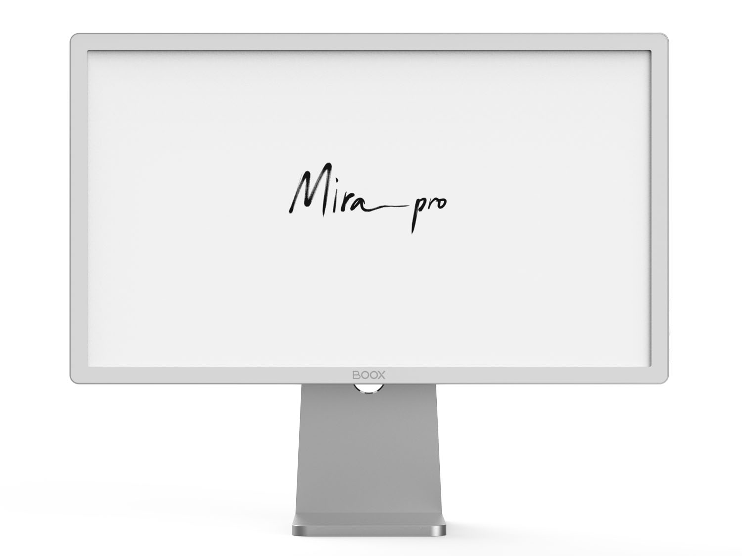 スピーカー内蔵25.3型E Inkディスプレイ「BOOX Mira Pro」 - PC Watch