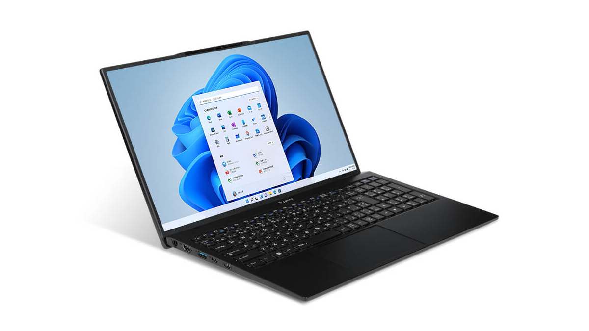 パソコン工房、4辺狭額縁デザインの15.6型ノート - PC Watch