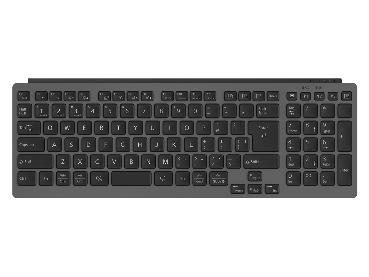 FMVの技術で押し心地を追求した静音ワイヤレスキーボード - PC Watch
