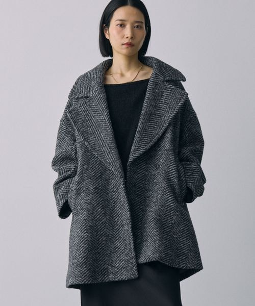 ヘリンボーンミドルコート | [公式]バビロン（BABYLONE）通販