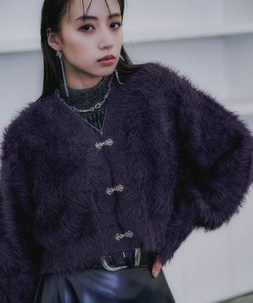 LADIES】シャギーチャイナニットカーディガン | [公式]ハレ（HARE）通販