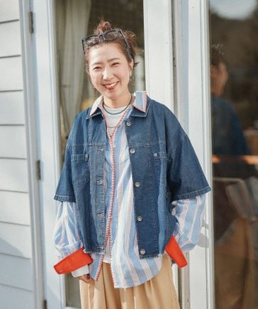 be with M] Misayoデニシャツジャケット | [公式]ニコアンド（niko and