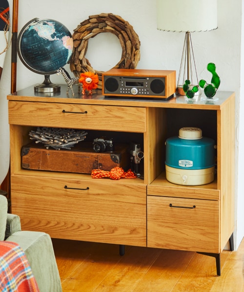 幅120cm］キッチンカウンター120/オークシリーズ【大型家具】 | [公式