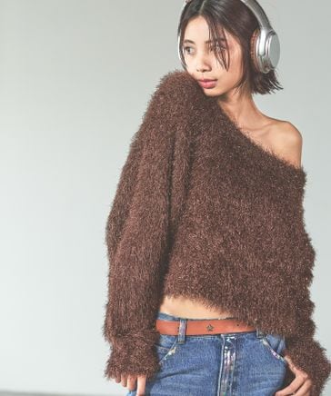 新色入荷】キラキラオフショルニット | [公式]ページボーイ(PAGEBOY)通販