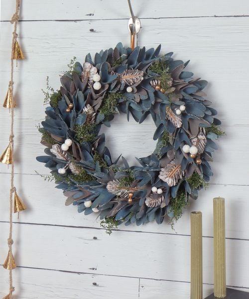 ブルーソラフラワーリース L[CHRISTMAS 2024] | [公式]スタディオ