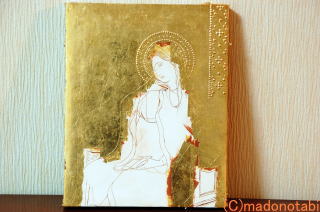 浜辺のかたち」4号テンペラ画