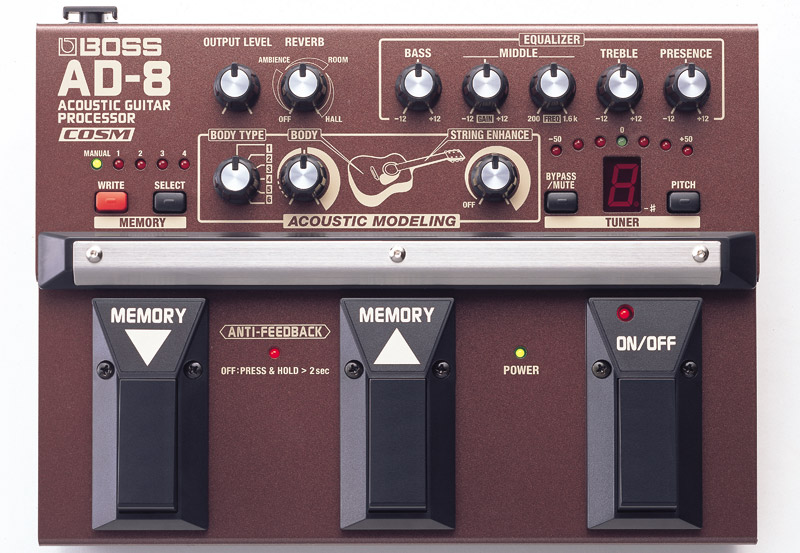 ボス BOSS AD-5 アコギプロセッサ プリアンプ エフェクターアダプター