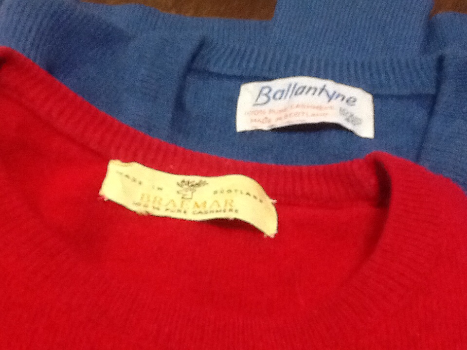 Ballantyne 100%カシミア 黒 カーディガン サイズ42 バランタイン