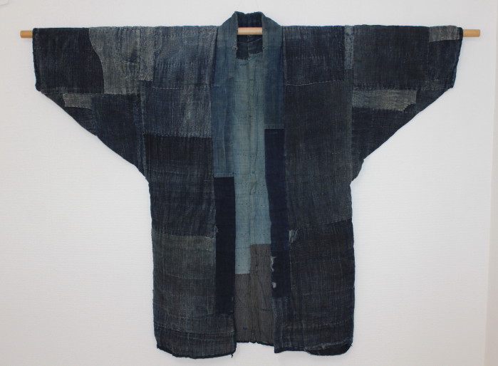 古布 木綿 刺し子 襤褸 Japanese Antique Textike Boro : 京都から古布