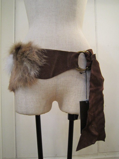 goa ラビットファー ベルト 美品 【公式通販】