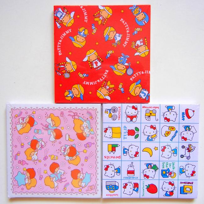 サンリオ 『選んで ミニ折り紙風メモ』 : ダリア日記帳