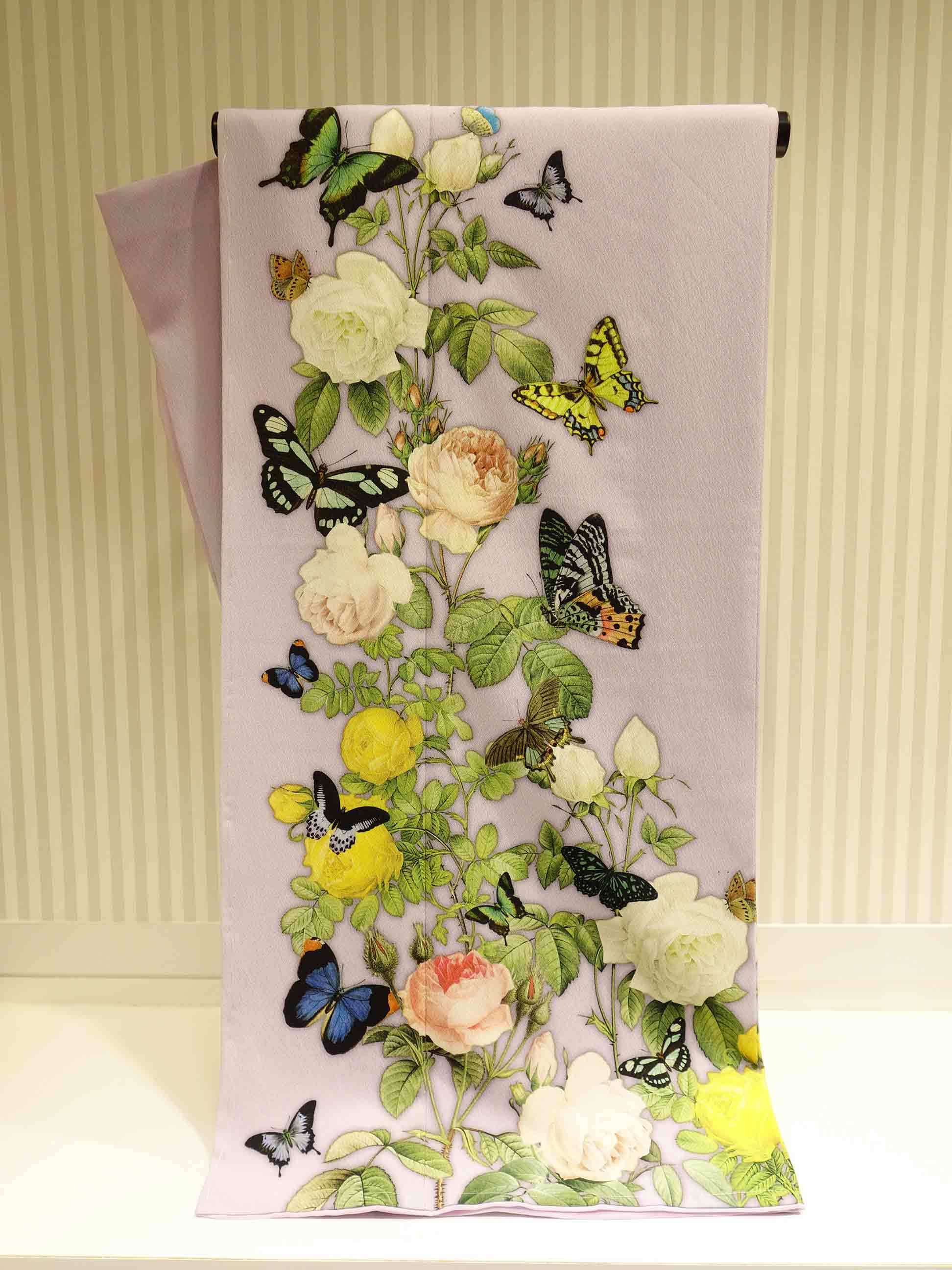 訪問着「薔薇と蝶のワルツ」／ : mamechiyo modern Blog