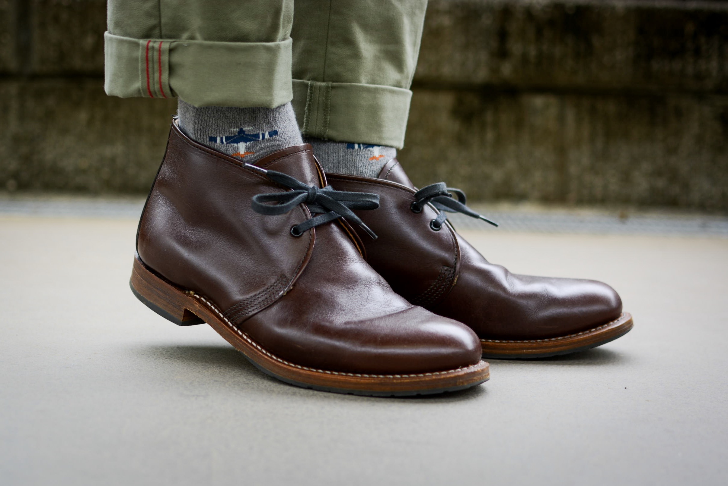 半年ぶり。 レッドウィング ベックマンチャッカ RW9017 : 今日も晴れて