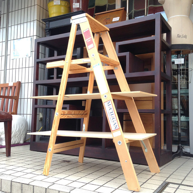 廃盤 アメリカ製 ミシガンラダー MICHIGAN LADDER 木製 脚立 【公式通販】
