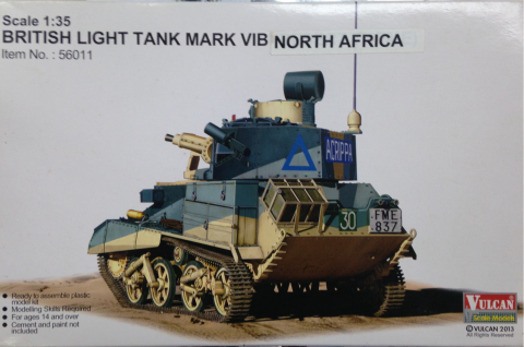 1／35 ビッカースMkⅥ 軽戦車 : マルタカヤ模型