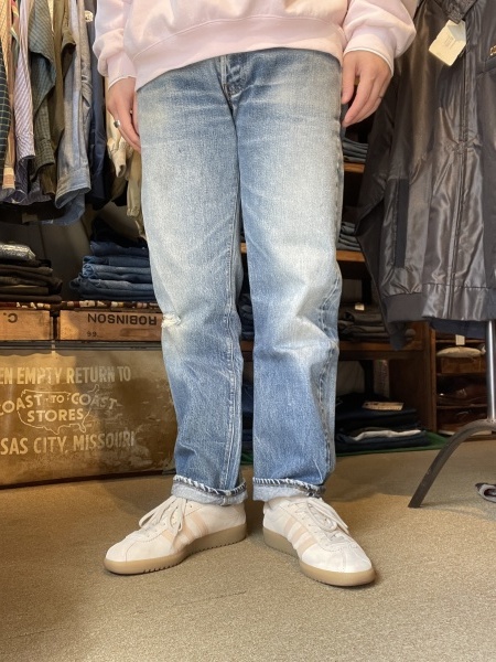 1978年製 USA製 リーバイス 501 66後期 赤耳 ヒゲ落ち ダメージ