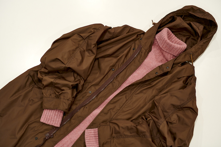 M51 FISHTAIL COAT NYLON TAFFETA with DOWN LINER＋SHETLAND TURTLE