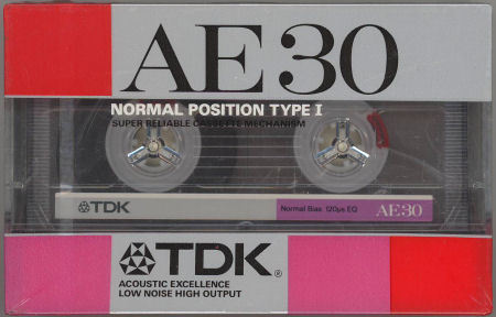 TDK AE : カセットテープ収蔵品展示館