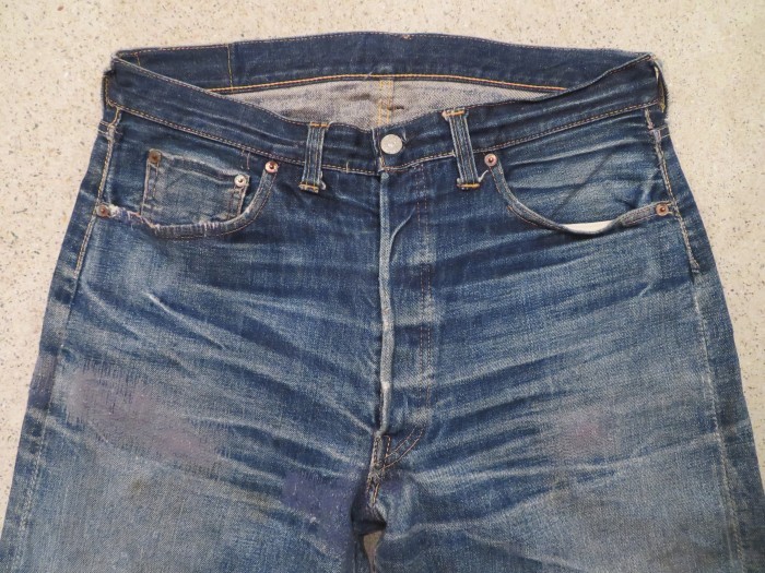 50's LEVI'S 501XX 鬼ヒゲ 鬼蜂の巣 芸術的な一品 : DELIGHT