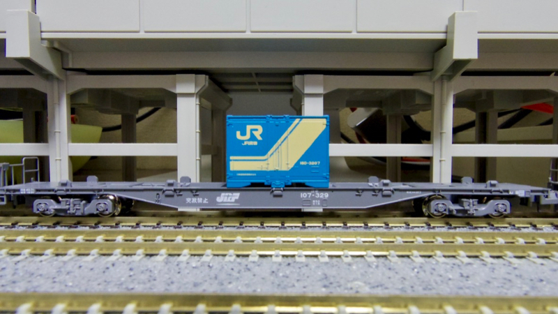 模型／KATO］「コキ106+107 コンテナ無積載 10両セット［10-1432