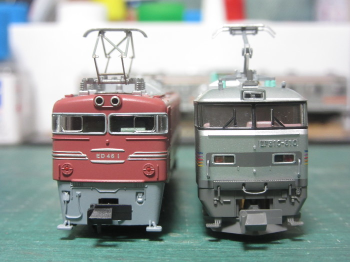 マイクロエースED46-1入線のこと : 赤い電車は臼い線