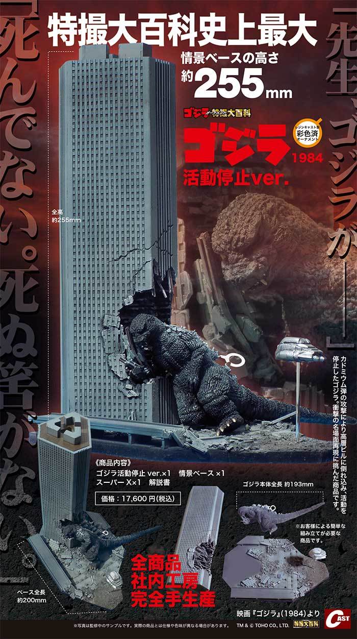 ゴジラ1984活動停止ver. 通販受付のお知らせ : 特撮大百科最新情報