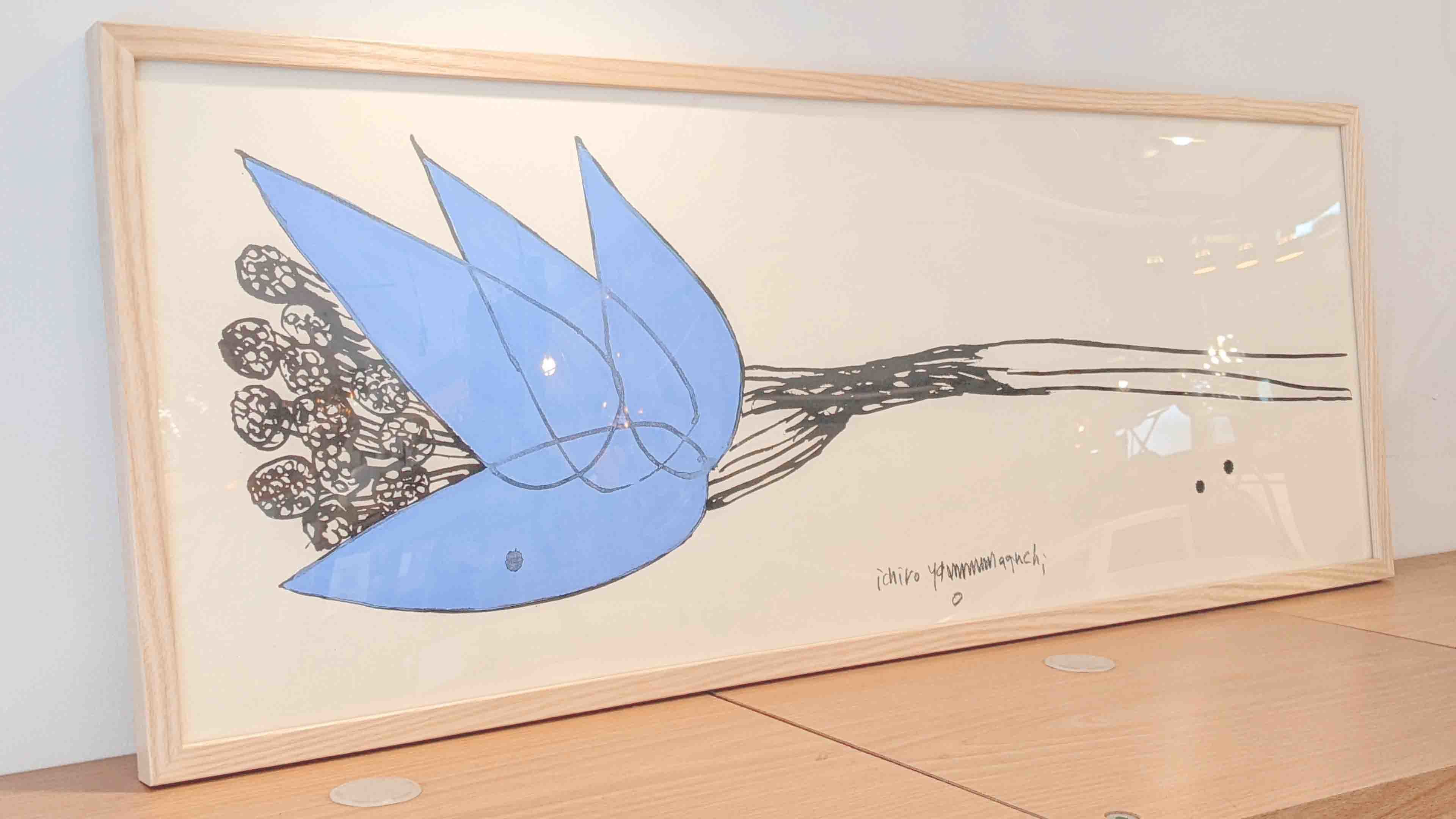 IDEE/イデー】山口一郎 「HANA ・Blue・no.1」アートポスターが入荷