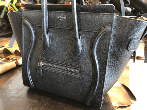 CELINE セリーヌ 傷補修 レザーリペア : 靴とバッグの修理店グレイズブラン