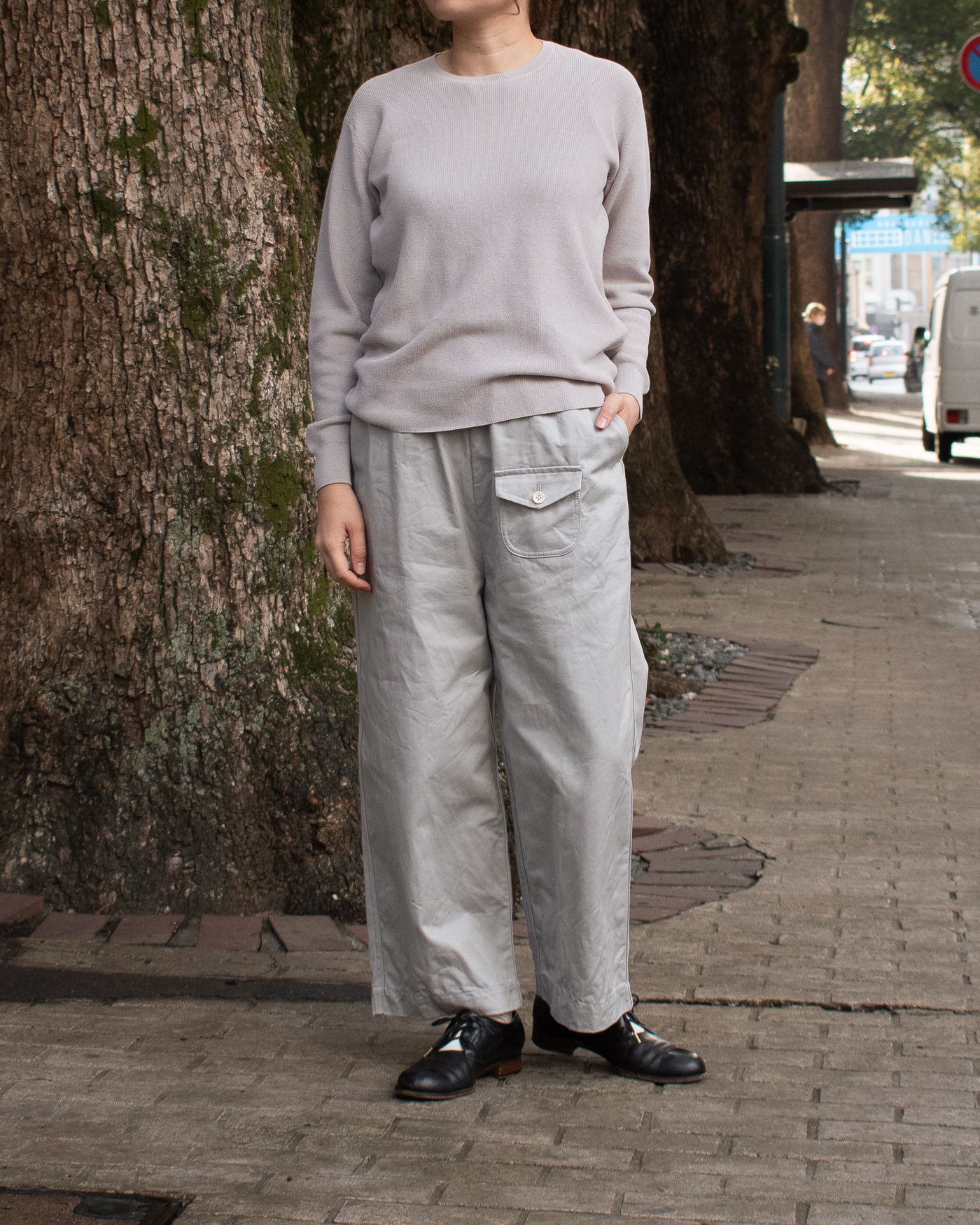 ゴーシュ / カツラギポケット付きワイドパンツ | PEOPLE | ピープル