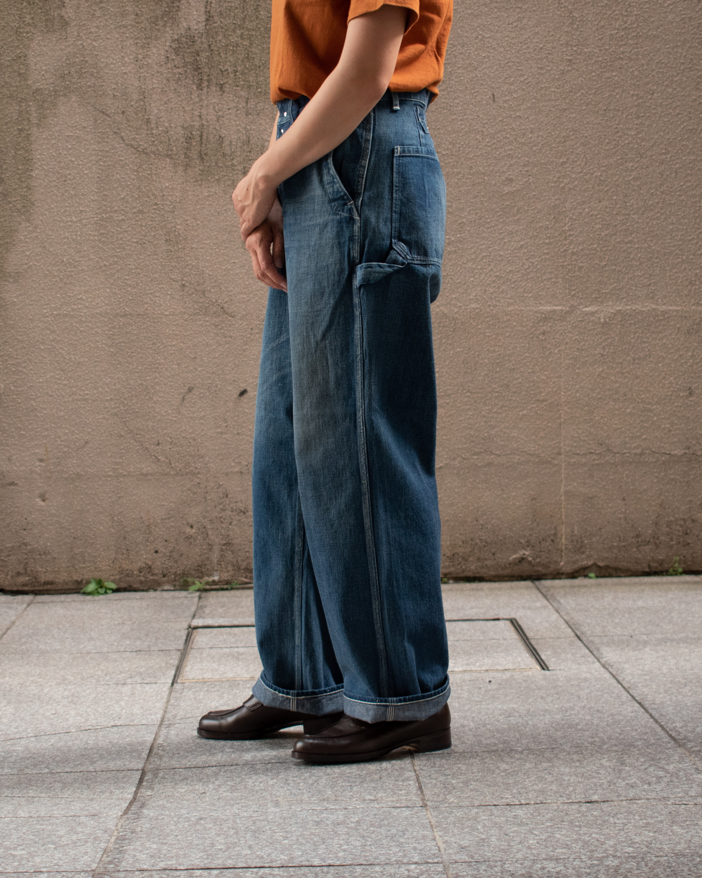 PHIGVEL / PEOPLE別注 DENIM PAINTER TROUSERS (VINTAGE WASH