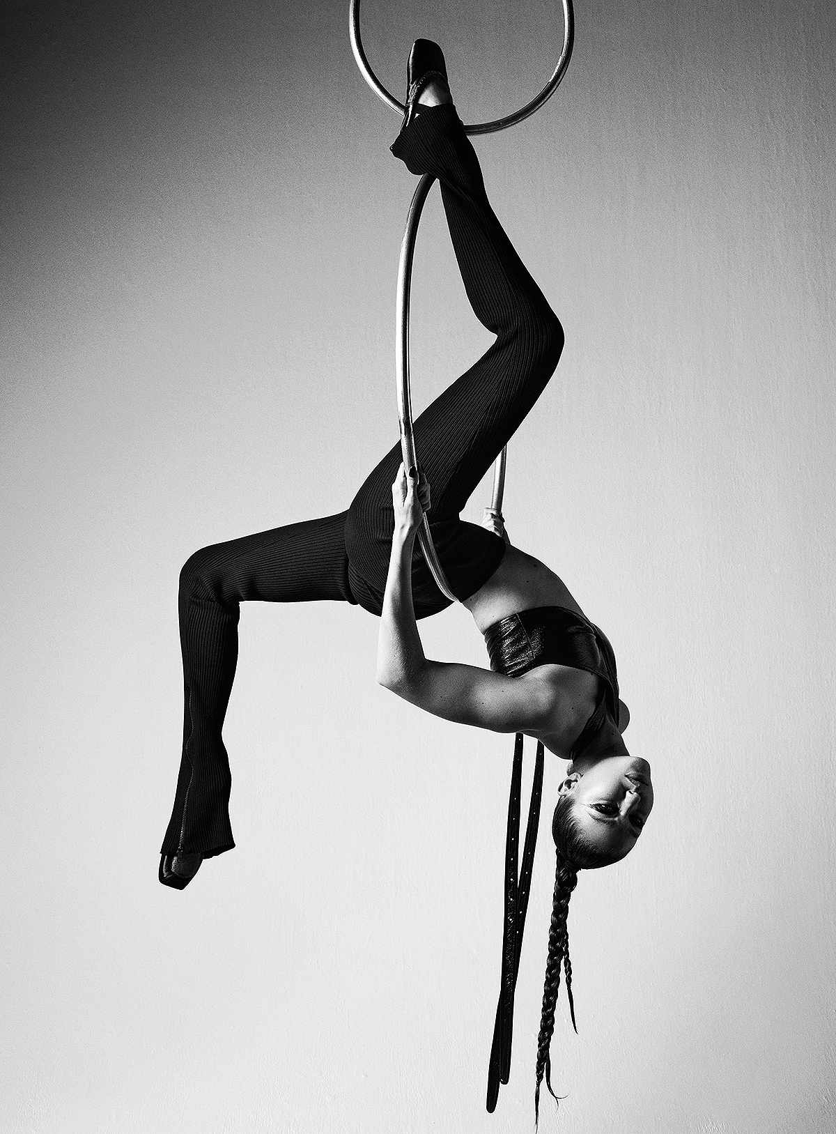 Gigi Hadid Flies on a Trapeze for New V Magazine Cover