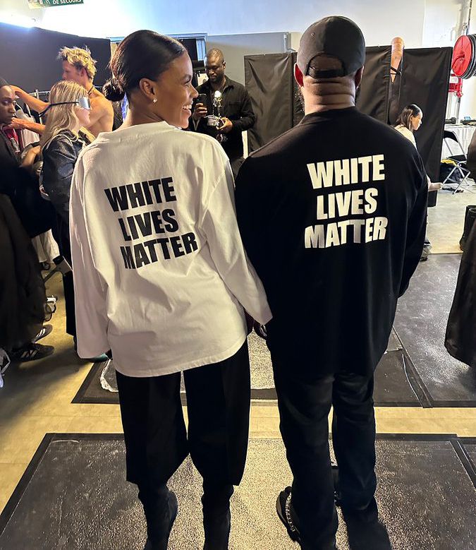 Kanye West Wears 'White Lives Matter' Shirt at His Yeezy Fashion Show