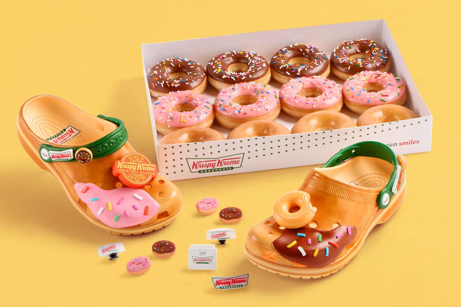 Krispy Kreme and Crocs Reveal Glazed Doughnut-Inspired Clogs