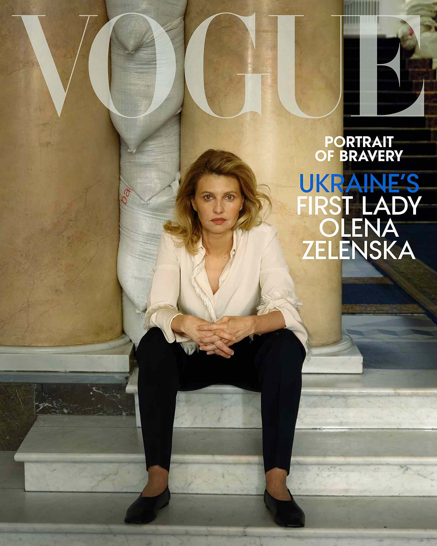 Ukrainian First Lady Olena Zelenska Covers Vogue, Talks War with