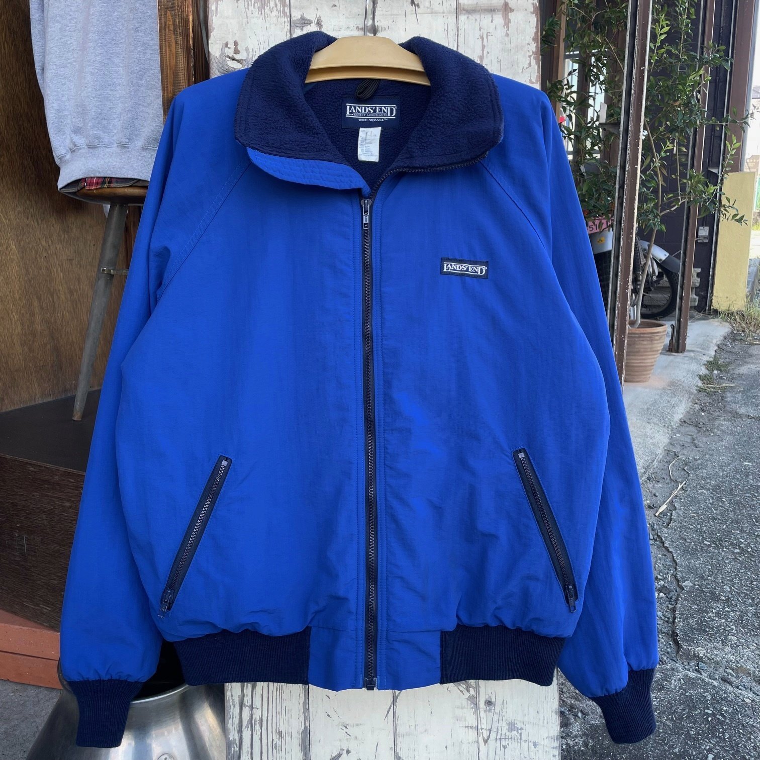 90s アメリカ製 LAND'S END ランズエンド ウォームアップジャケット NO