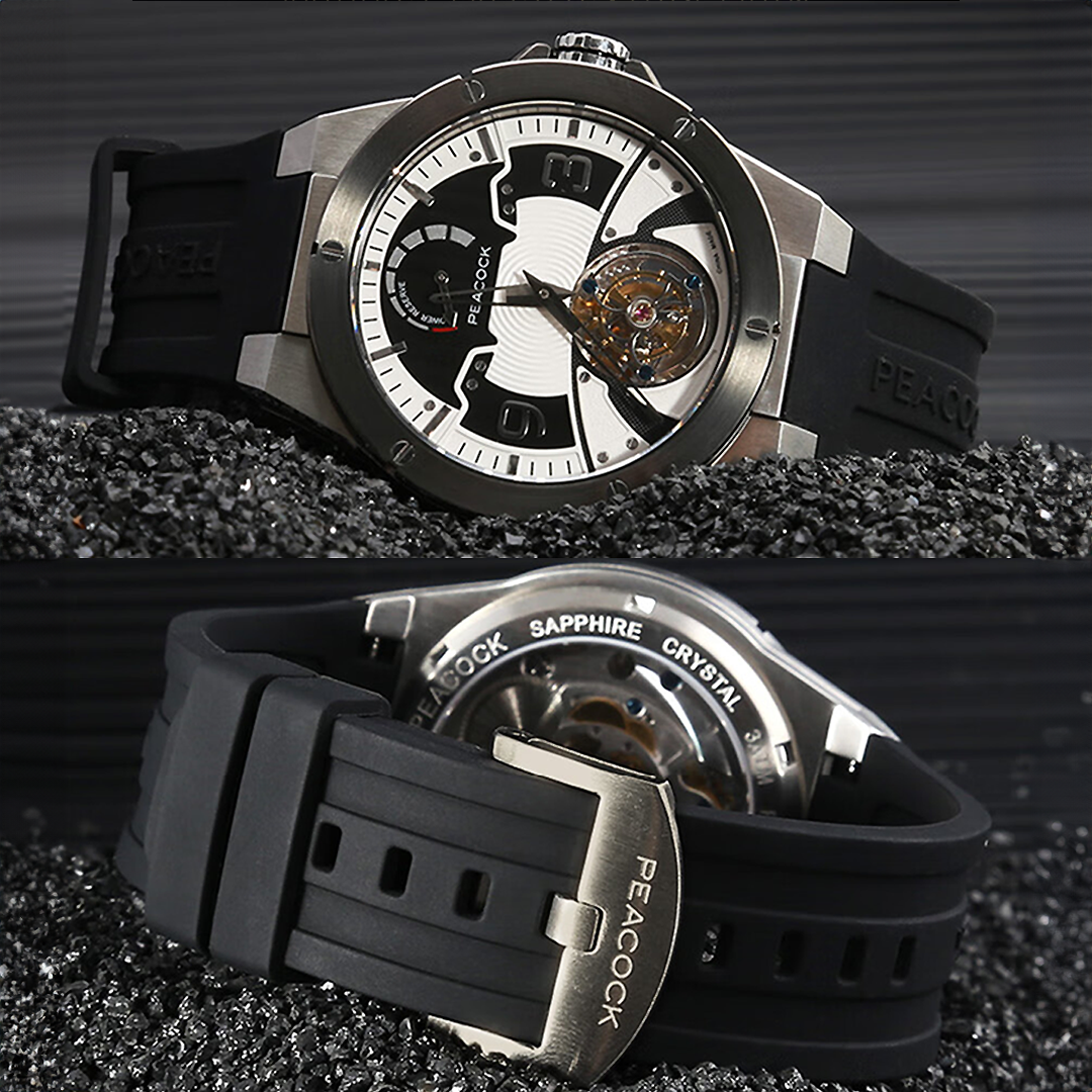 Peacock Voyager Center Axis Tourbillon Watch 43mm – Peacock Watches